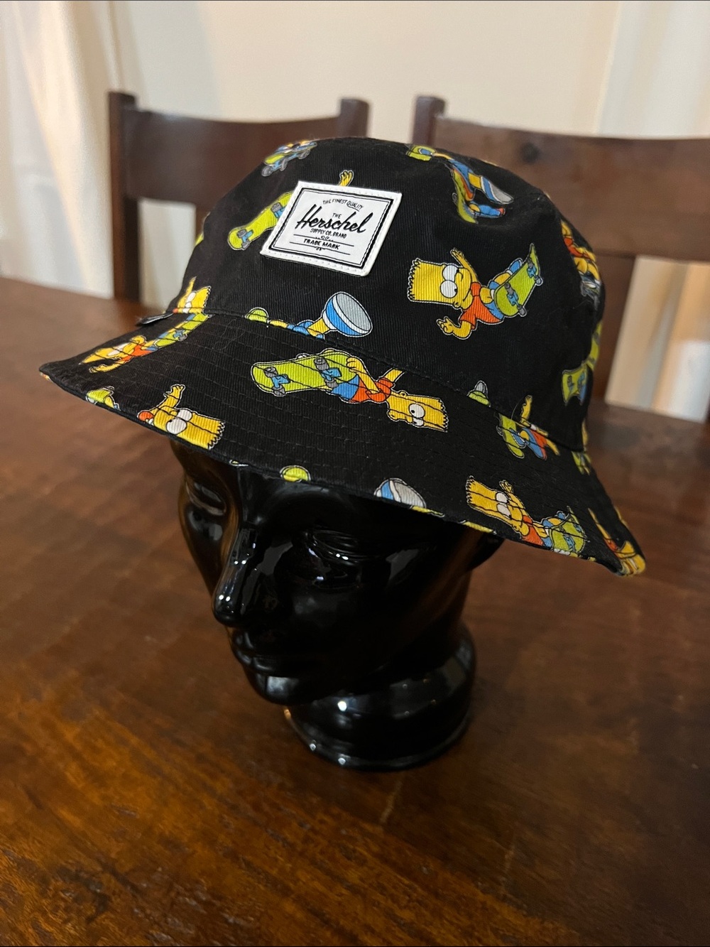 Herschel Unisex Norman Bucket Hat Simpsons Skating Graphics - Norman Simpson S/M